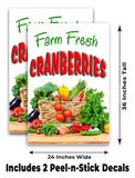 Farm Fresh Cranberries A-Frame Signs, Decals, or Panels