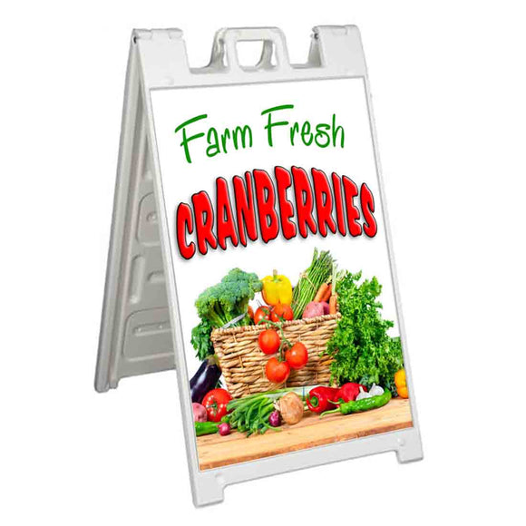 Farm Fresh Cranberries A-Frame Signs, Decals, or Panels