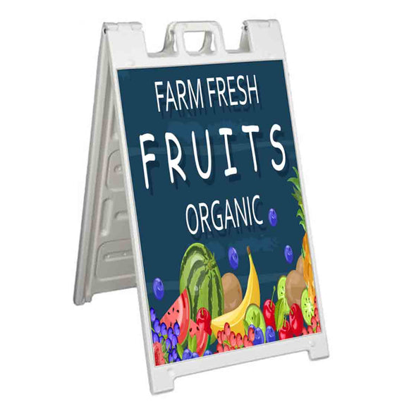 Farm Fresh Fruits A-Frame Signs, Decals, or Panels