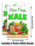 Farm Fresh Kale A-Frame Signs, Decals, or Panels