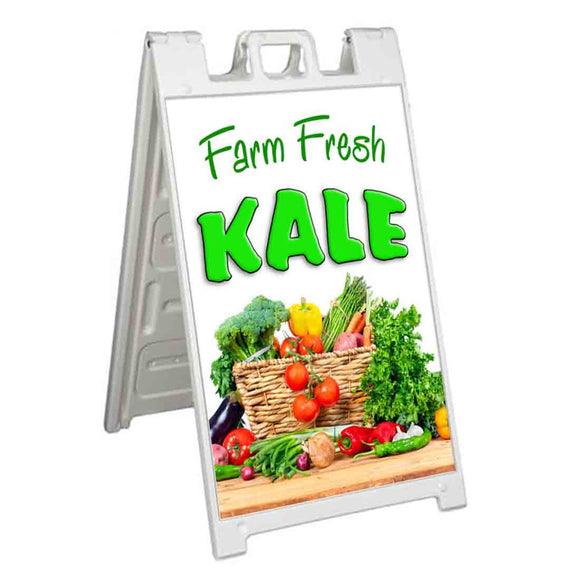 Farm Fresh Kale A-Frame Signs, Decals, or Panels