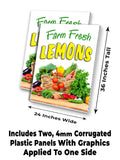 Farm Fresh Lemons A-Frame Signs, Decals, or Panels