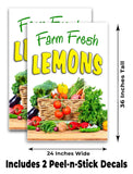 Farm Fresh Lemons A-Frame Signs, Decals, or Panels