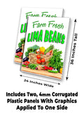 Farm Fresh Lima Beans A-Frame Signs, Decals, or Panels