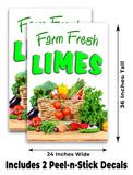Farm Fresh Limes A-Frame Signs, Decals, or Panels