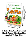 Farm Fresh Oranges A-Frame Signs, Decals, or Panels