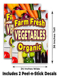 Farm Fresh Vegetables A-Frame Signs, Decals, or Panels