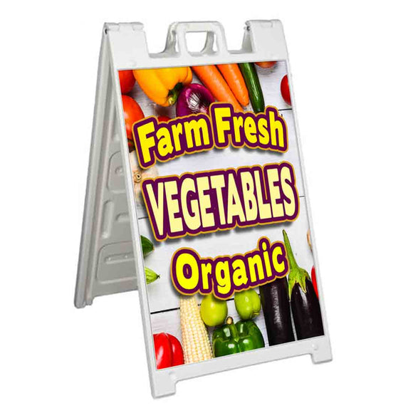 Farm Fresh Vegetables A-Frame Signs, Decals, or Panels