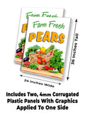 Farm Fresh Pears A-Frame Signs, Decals, or Panels