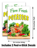 Farm Fresh Potatoes A-Frame Signs, Decals, or Panels