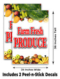 Farm Fresh Vegetables A-Frame Signs, Decals, or Panels
