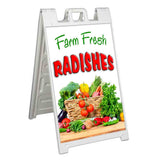 Farm Fresh Radishes A-Frame Signs, Decals, or Panels