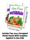 Farm Fresh Rutabagas A-Frame Signs, Decals, or Panels