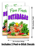 Farm Fresh Rutabagas A-Frame Signs, Decals, or Panels