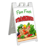 Farm Fresh Strawberries A-Frame Signs, Decals, or Panels