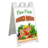 Farm Fresh Summer Squash A-Frame Signs, Decals, or Panels