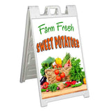 Farm Fresh Sweet Potatoes A-Frame Signs, Decals, or Panels