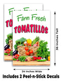 Farm Fresh Tomatillos A-Frame Signs, Decals, or Panels