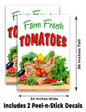 Farm Fresh Tomatoes A-Frame Signs, Decals, or Panels