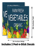 Farm Fresh Organic A-Frame Signs, Decals, or Panels