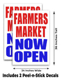 Farmers Market A-Frame Signs, Decals, or Panels