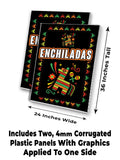 Fiesta Enchiladas A-Frame Signs, Decals, or Panels