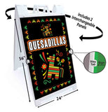 Fiesta Quesadillas A-Frame Signs, Decals, or Panels