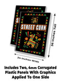 Fiesta Street Corn A-Frame Signs, Decals, or Panels