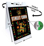 Fiesta Street Corn A-Frame Signs, Decals, or Panels