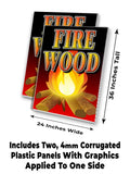 Fire Wood A-Frame Signs, Decals, or Panels