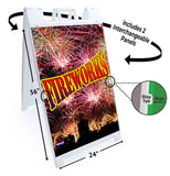 Fireworks A-Frame Signs, Decals, or Panels