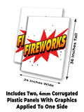 Fireworks A-Frame Signs, Decals, or Panels
