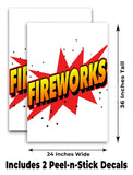Fireworks A-Frame Signs, Decals, or Panels