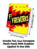 Fireworks Bang A-Frame Signs, Decals, or Panels