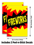 Fireworks Bang A-Frame Signs, Decals, or Panels