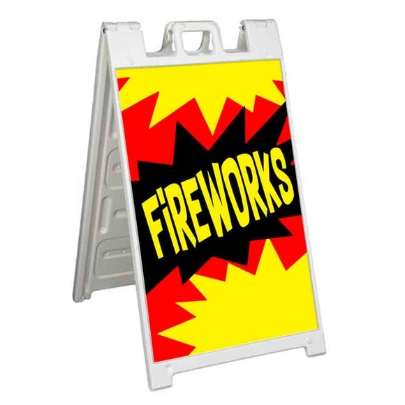 Fireworks Bang A-Frame Signs, Decals, or Panels