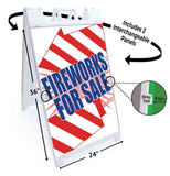 Fireworks For Sale A-Frame Signs, Decals, or Panels