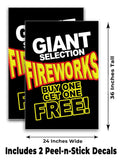 Fireworks A-Frame Signs, Decals, or Panels