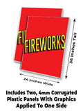 Fireworks A-Frame Signs, Decals, or Panels