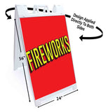 Fireworks A-Frame Signs, Decals, or Panels