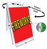 Fireworks A-Frame Signs, Decals, or Panels