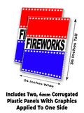 Fireworks A-Frame Signs, Decals, or Panels
