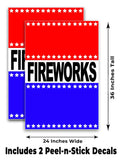 Fireworks A-Frame Signs, Decals, or Panels
