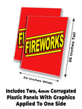 Fireworks A-Frame Signs, Decals, or Panels