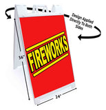 Fireworks A-Frame Signs, Decals, or Panels
