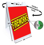 Fireworks A-Frame Signs, Decals, or Panels