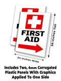 First Aid A-Frame Signs, Decals, or Panels