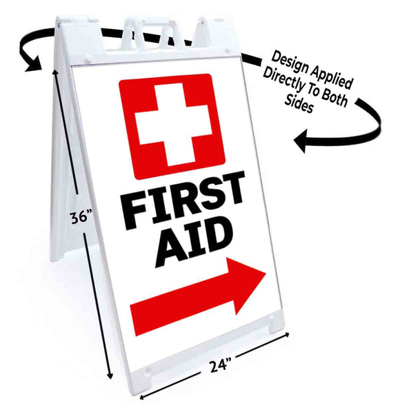 First Aid A-Frame Signs, Decals, or Panels