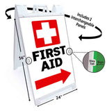 First Aid A-Frame Signs, Decals, or Panels