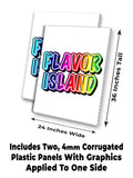 Flavor Island A-Frame Signs, Decals, or Panels